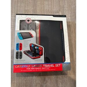 Press Play Carry‎ All Gamer Travel Set For Nintendo Switch Case Screen Protector